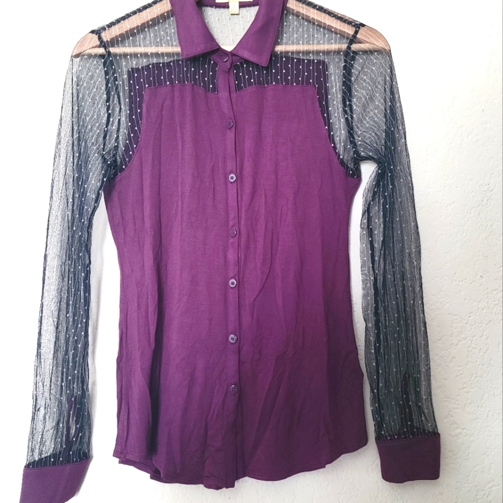 Long Sleeve sheer sleeves